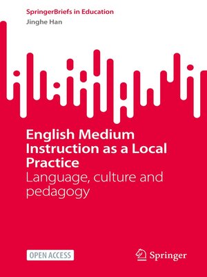cover image of English Medium Instruction as a Local Practice